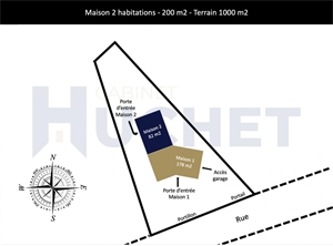 maison à la vente -   14000  CAEN, surface 200 m2 vente maison - UBI445180415